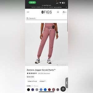 Mauve Figs Jogger Scrubs - They don’t fit anymore. They are in great condition!